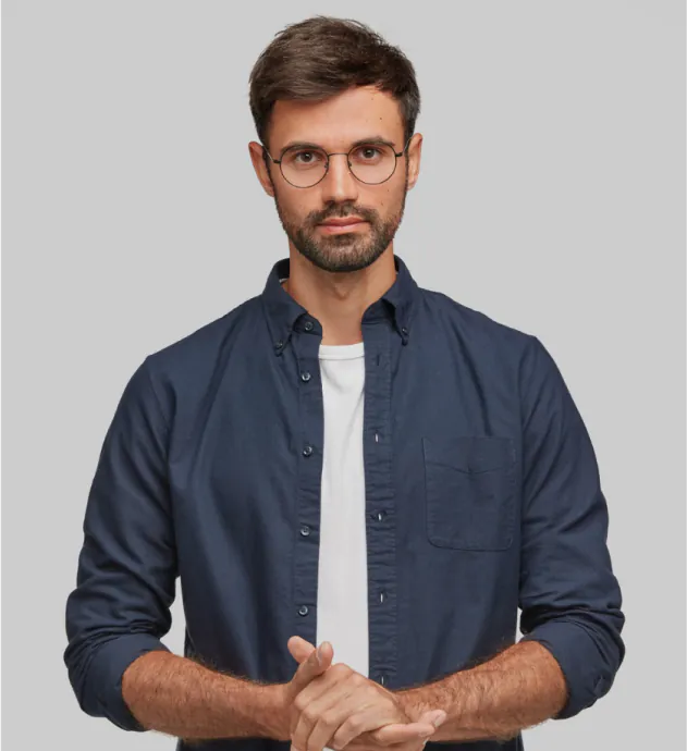 An image of a man working as a church staff member.