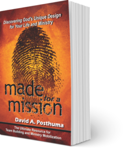 Made for a Mission book by David A Posthuma.