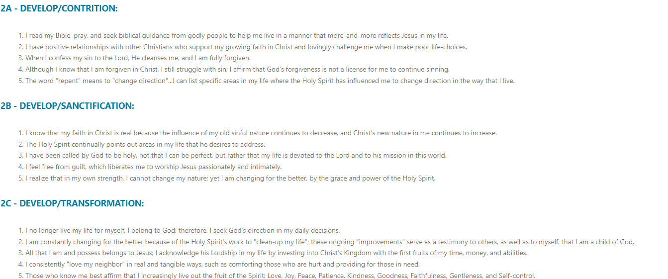 Default maturation questions from NextSteps by AssessME.org