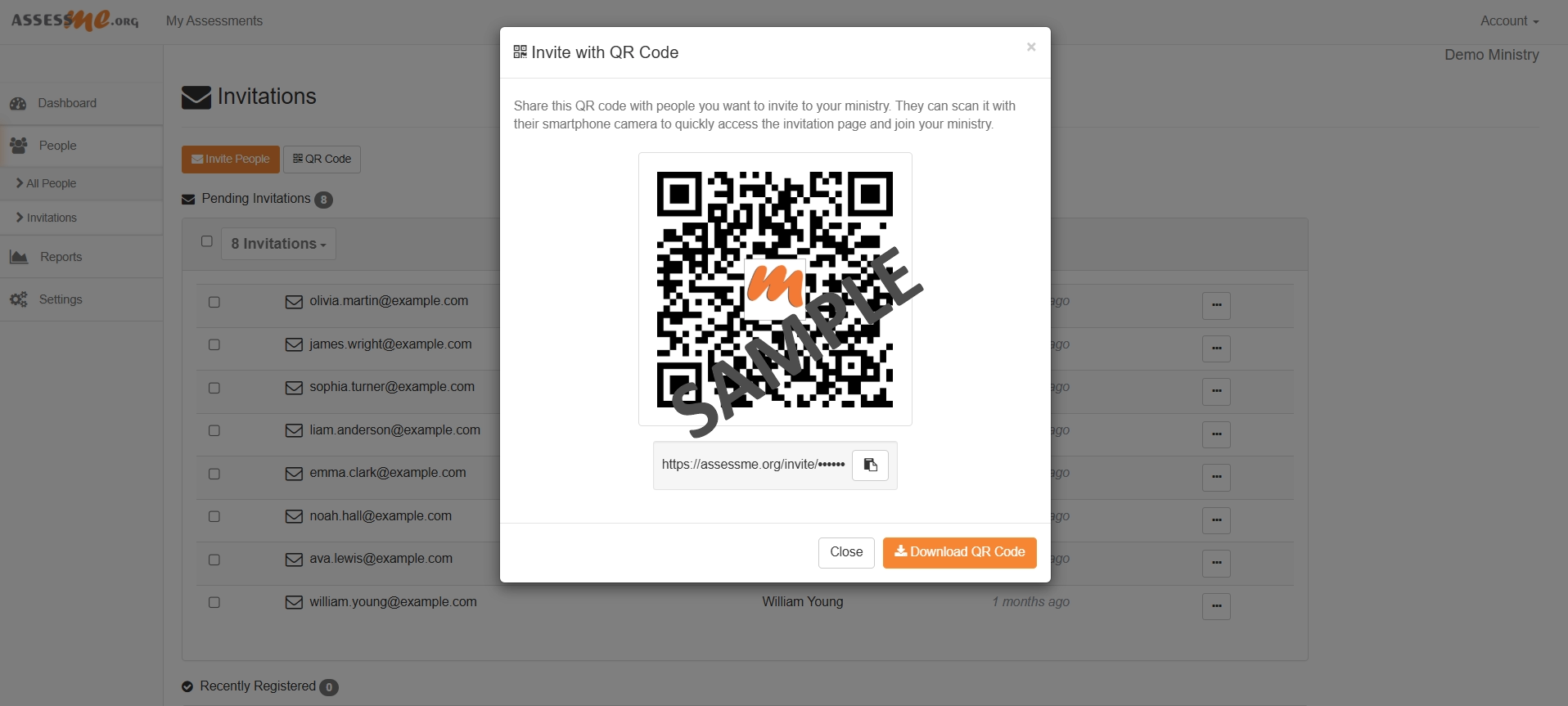 The New AssessME Invitation System