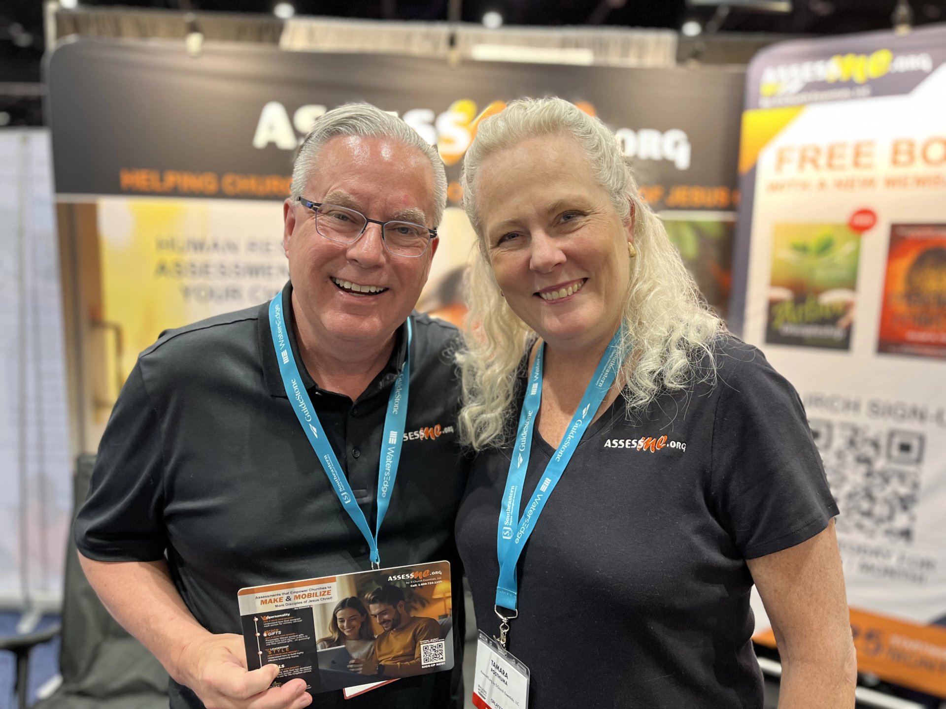 David and Tamara Posthuma Exhibiting AssessME.org at the Southern Baptis Convention.